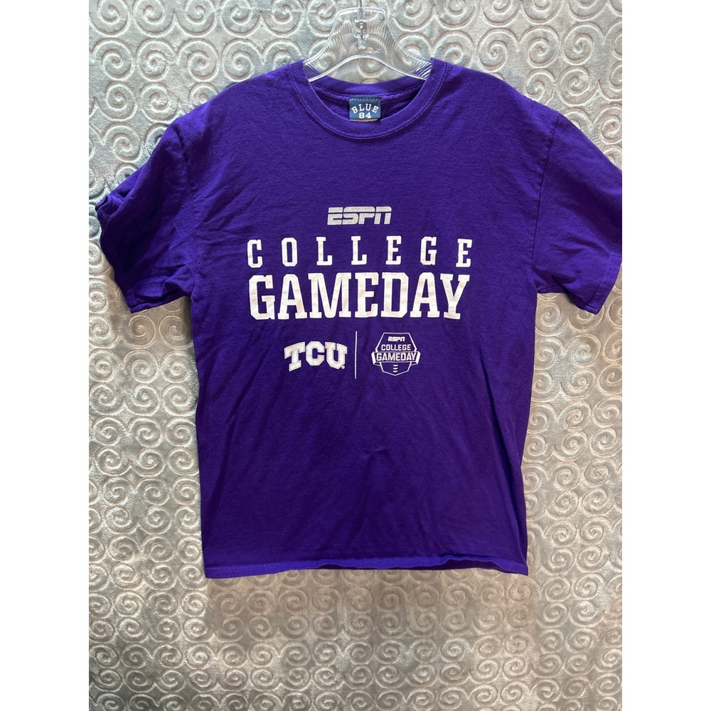 Blue 84 ESPN College GameDay TCU Horned Frogs Purple T-Shirt Men's Medium